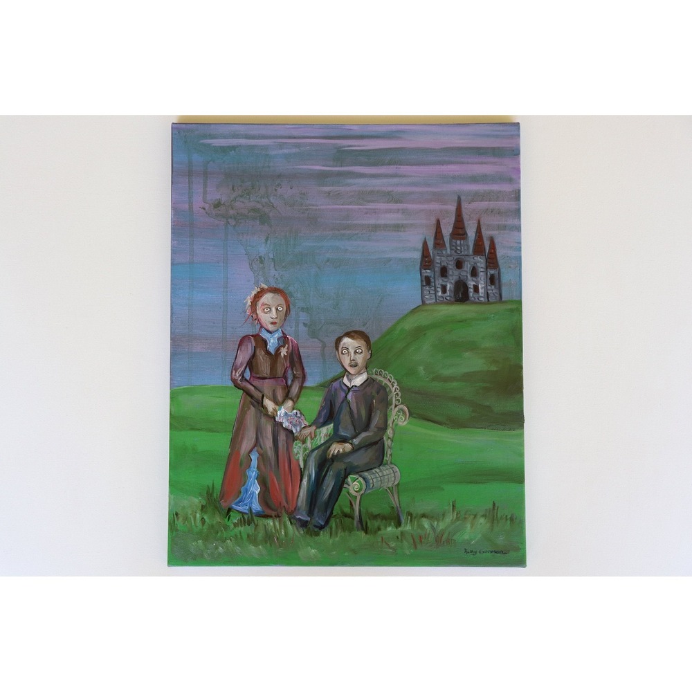 Outside the Castle - Original Oil Painting
